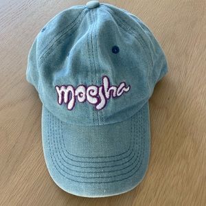 Vintage Moesha blue denim cap